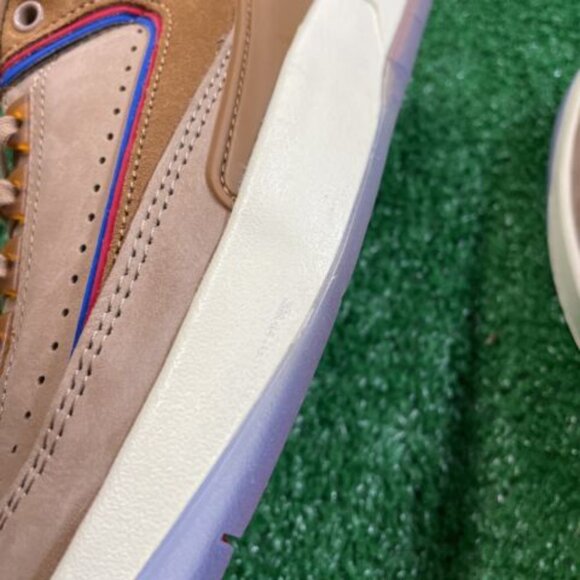 Nike Two 18 x Air Jordan 2 Retro Low Mens Shoes Brown DV7129-222 NEW* Size 7.5 - Picture 7 of 10